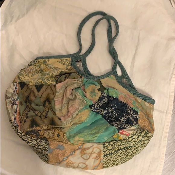 Handbags - NWOT Handmade Boho Patchwork Cotton Handbag!